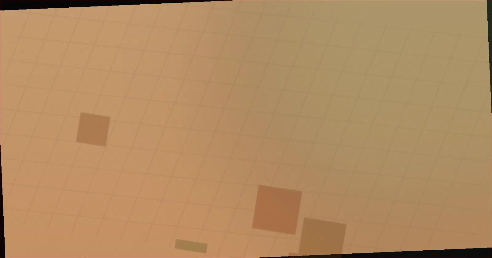 A long scrolling credits screen listing the names of the people who made a game