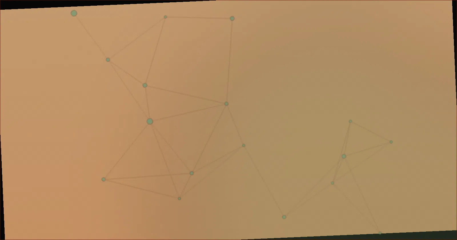 A salmon run pattern beside a shuffled deck representing predictable versus random outcomes