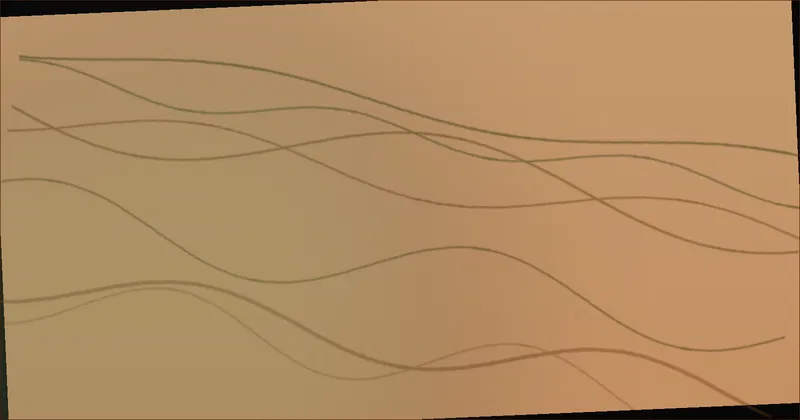 A river winding through northern forest seen from a canoe at dawn